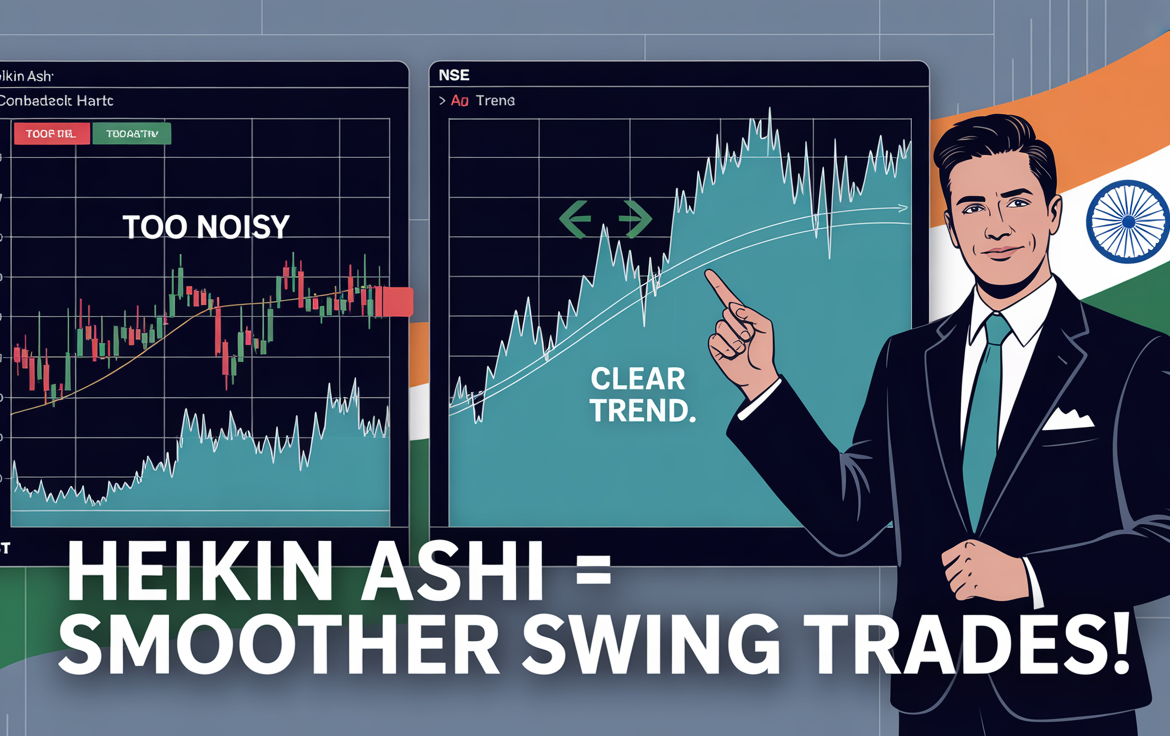 Heikin Ashi Candles: Smoother Trends for Better Swing Trades in India