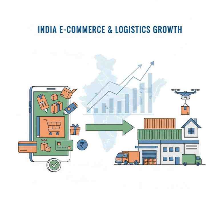 How India’s E-commerce Boom is Driving Logistics Sector Stocks How India’s E-commerce Boom is Driving Logistics Sector Stocks