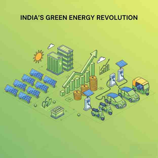 Electric Vehicles and Solar Power: Emerging Opportunities for Indian Renewable Stocks