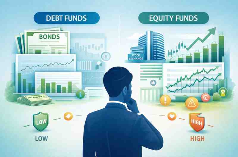 Debt vs Equity Open-Ended Funds: How to Select Based on Risk Profile