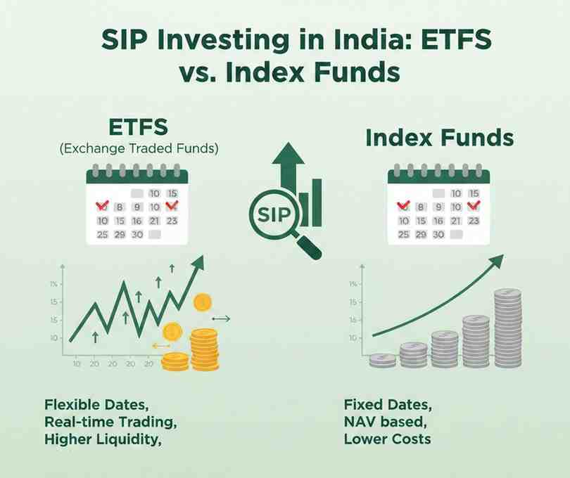 ETFs vs Index Funds for SIP: Which Is More Suitable?