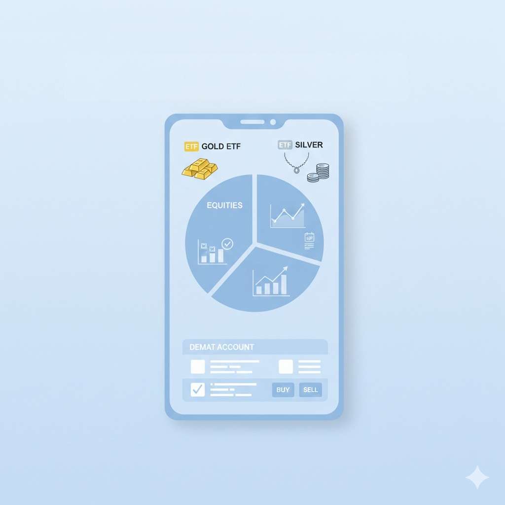 Why Gold and Silver ETFs Are Important for Portfolio Diversification in India