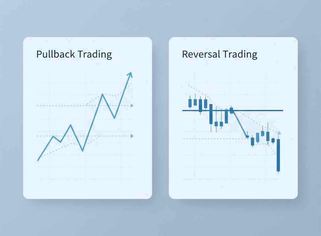 Reversal Trading vs Pullback Trading: Key Differences