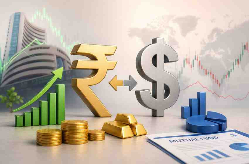 How Dollar vs Rupee Movements Influence Stocks, Mutual Funds, and Gold