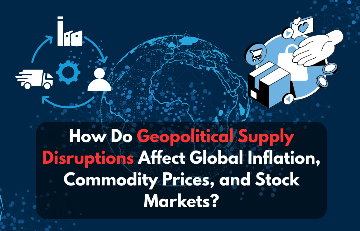 How Do Geopolitical Supply Disruptions Affect Global Inflation, Commodity Prices, and Stock Markets?