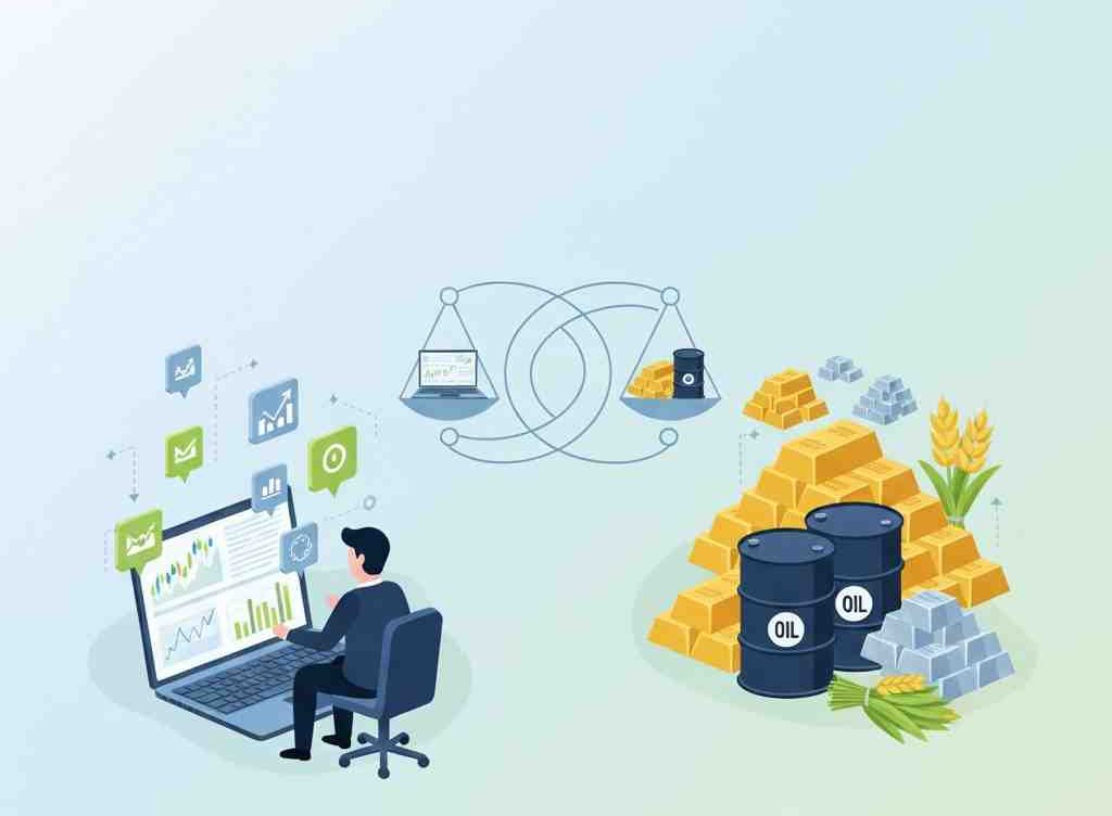 Risk Management Through Commodities and Equities Diversification