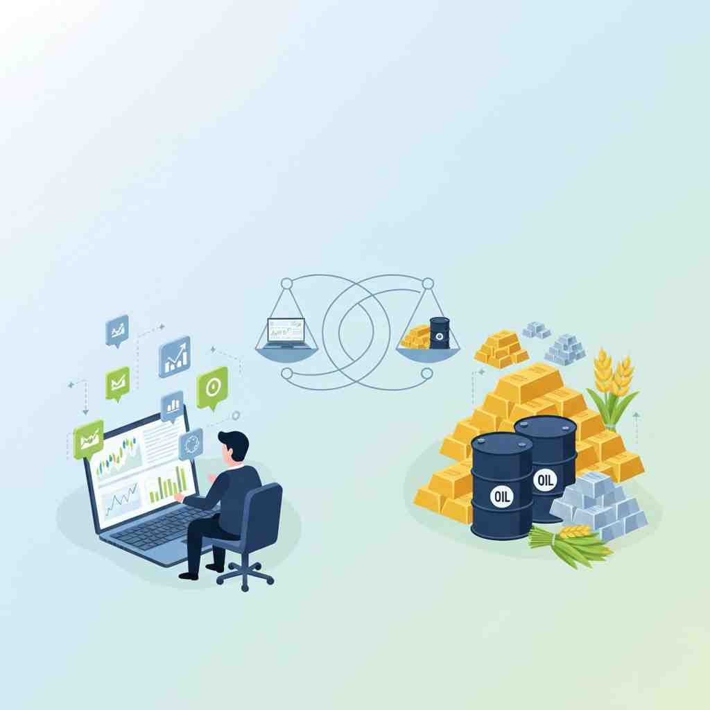 Risk Management Through Commodities and Equities Diversification